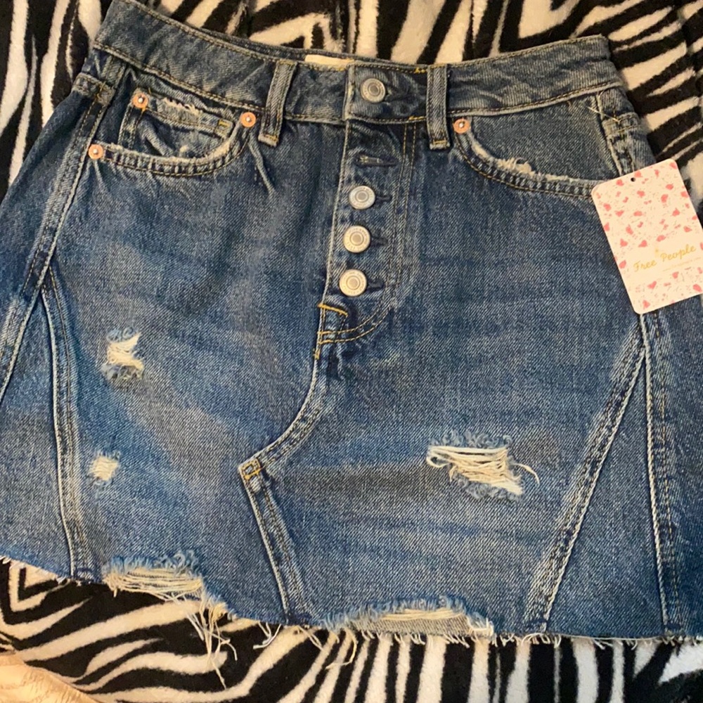 Free People mini skirt